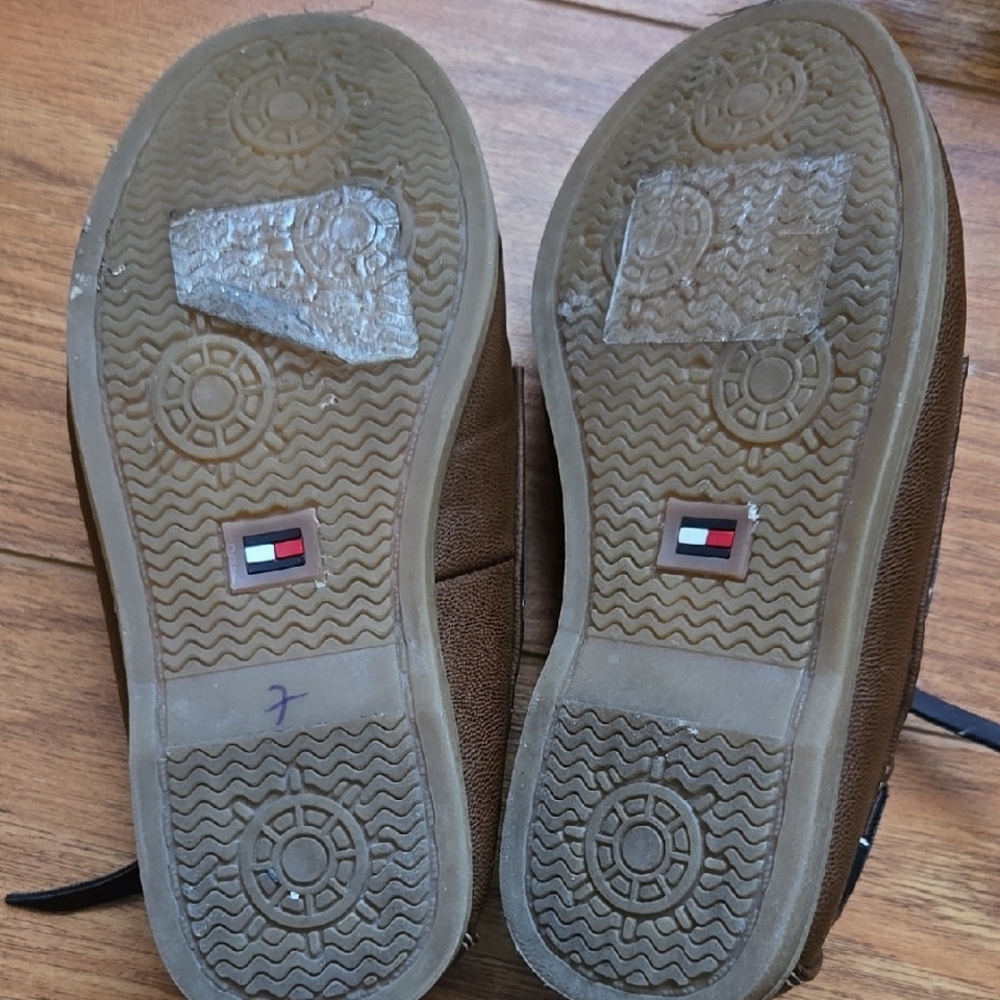 Tommy Hilfiger | Lil Tyson Brown Toddler Lace Up Loafers Shoes - Picture 5 of 8